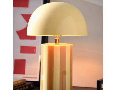 Lampe à poser en métal Rayado (Jaune)