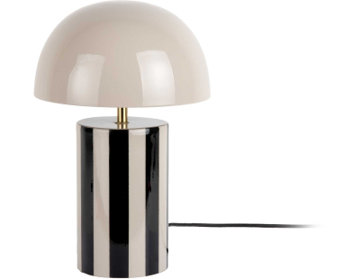 Lampe à poser en métal Rayado (Noir et gris clair)
