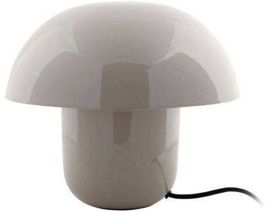 Lampe à poser en métal coloré Fat Mushroom (Gris)