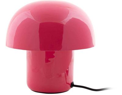 Lampe à poser en métal coloré Fat Mushroom Mini (Rose)