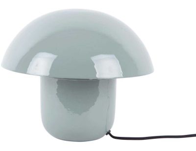 Lampe à poser en métal coloré Fat Mushroom (Bleu gris)