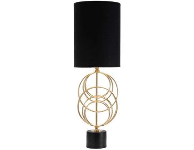 Lampe à poser en métal doré Circly 22.5 x 65 cm