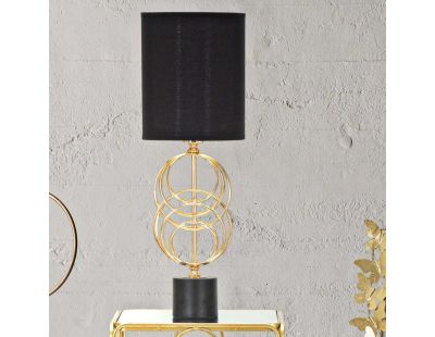 Lampe à poser en métal doré Circly 22.5 x 65 cm