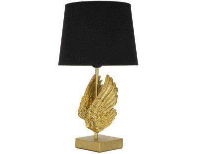 Lampe à poser en métal doré Wings 25 x 45 cm
