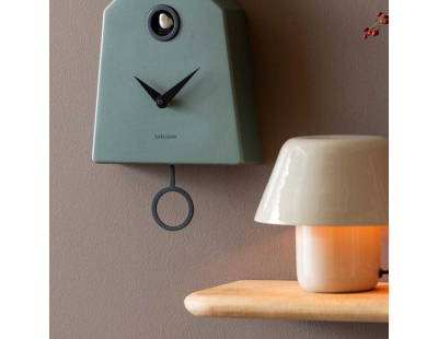 Lampe à poser en métal émaillé Afan (Gris)