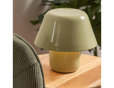 Lampe à poser en métal émaillé Afan (Vert)