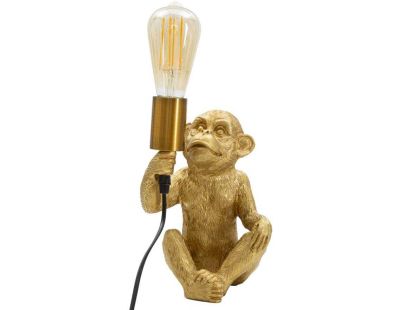 Lampe à poser en polyrésine Monkey 17 x 14.5 x 25 cm