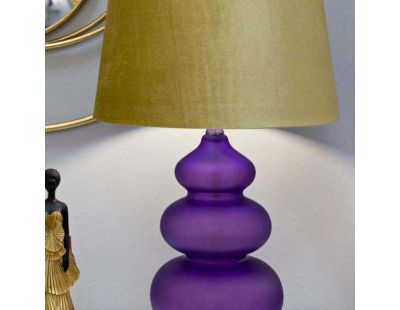 Lampe à poser en verre et métal Milva (40 x 70 cm)