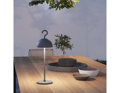 Lampe à suspendre ou poser Hook 36 cm (Anthracite)