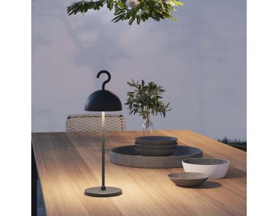 Lampe à suspendre ou poser Hook 36 cm (Noir)
