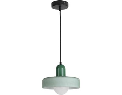 Lampe suspendue en verre Opaco Grato (Vert)