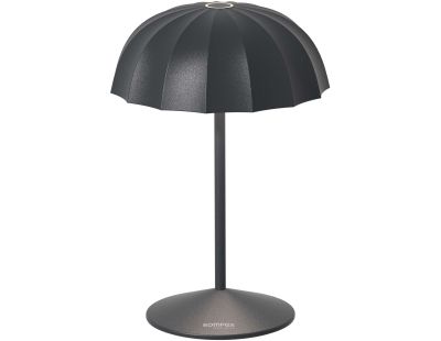 Lampe de table LED 24 cm Ombrellino (Noir)