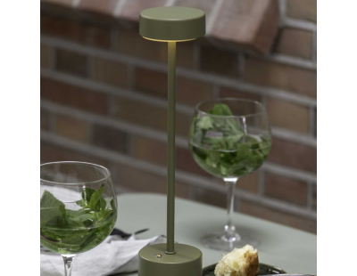 Lampe de table en métal Ganard led (Vert)