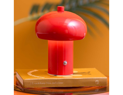 Lampe de table en métal Retro Seta (Orange)