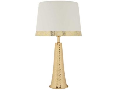 Lampe de table en métal Tower 30 x 54 cm (Doré)