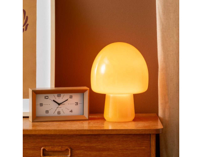 Lampe de table en verre Gozar (Jaune)