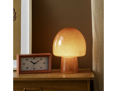 Lampe de table en verre Gozar (Rouge)