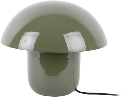 Lampoe à poser en métal émaillé Fat Mushroom (Vert jungle)