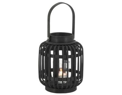 Lanterne en bambou  (Noir)