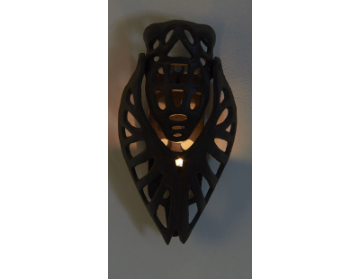 Lanterne cigale en fonte