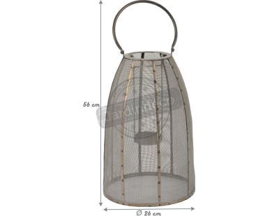 Lanterne jardin en métal (Petit modèle)