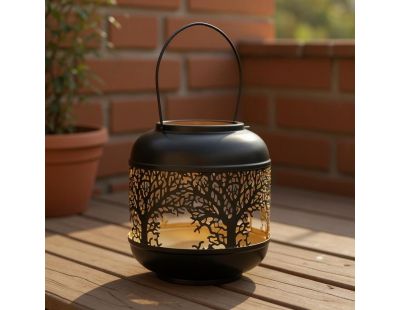 Lanterne photophore Tree of Life 22 x 19 cm