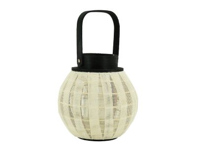 Lanterne ronde en bois et coton (Rond)