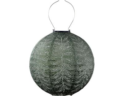 Lanterne solaire Round 30 cm (Folia - Vert sauge)