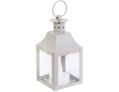 Lanterne vintage avec chauffe-plat LED (Gris)