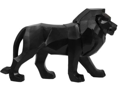 Lion origami en polyrésine 33 x 11.5 x 21.5 cm