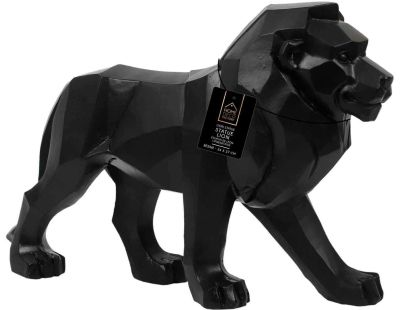Lion origami en polyrésine 33 x 11.5 x 21.5 cm