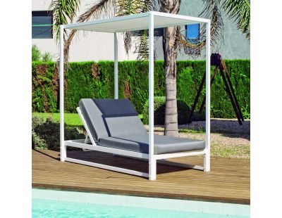 Lit de jardin en aluminium Texas