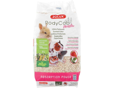 Litière Rodycub fraise basilic 5 litres