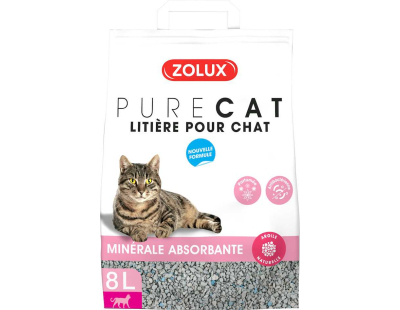 Litière absorbante parfumée Purecat 8 litres
