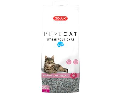 Litière absorbante parfumée Purecat 20 litres