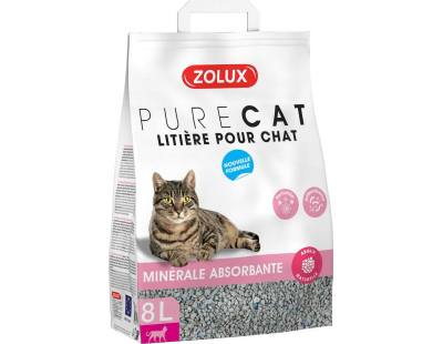Litière absorbante parfumée Purecat 8 litres