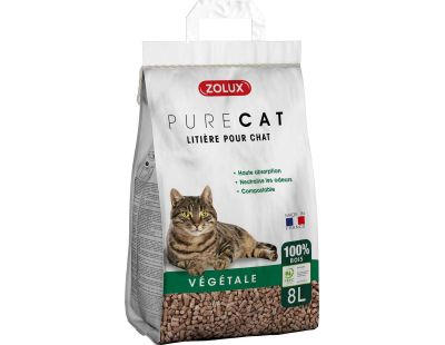 Litière granulés de bois Purecat (8 litres)