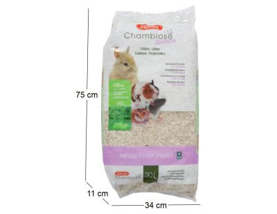 Litière végétale naturelle Chambiose (30 litres)