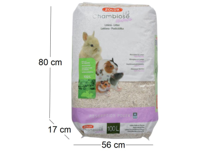 Litière végétale naturelle Chambiose (100 litres)
