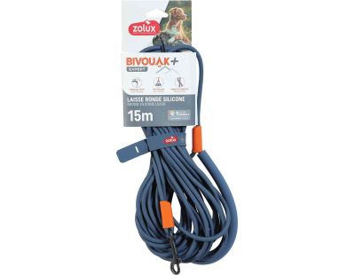 Longe ronde en silicone bleu Bivouak (15 m)