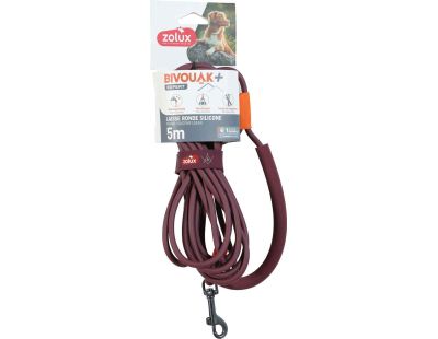 Longe ronde en silicone rouge Bivouak (5 m)