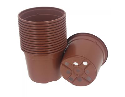 Set de 15 pots de plantation ronds 13 cm