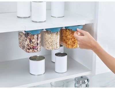 Lot de 3 boîtes de conservation sous étagère CuboardStore (Boîtes de 1.3 litres)