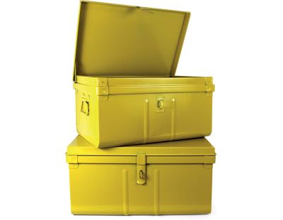 Lot de 2 coffres en métal Habitat (Miel)