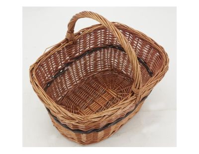 Panier Lucette en osier buff (Droit)