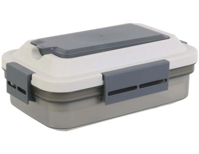 Lunch box avec plateau compartimenté et fourchette