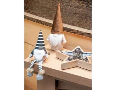 Lutins assis en tissu (Lot de 2)