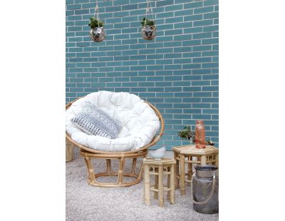 Macramé en verre et corde