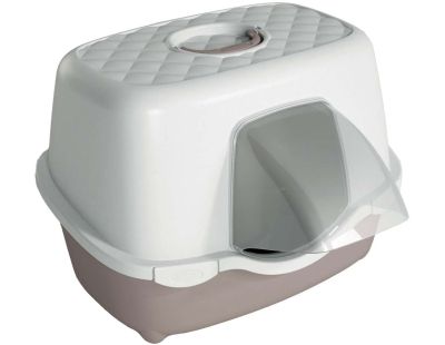 Maison de toilette avec auvent Smart out (Taupe)