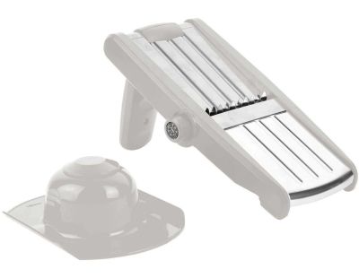 Mandoline avec lames en acier inoxydable (Blanc)